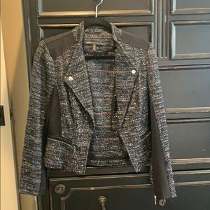 White House Black Market Twead Blazer